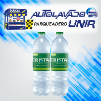 agua cristal gas